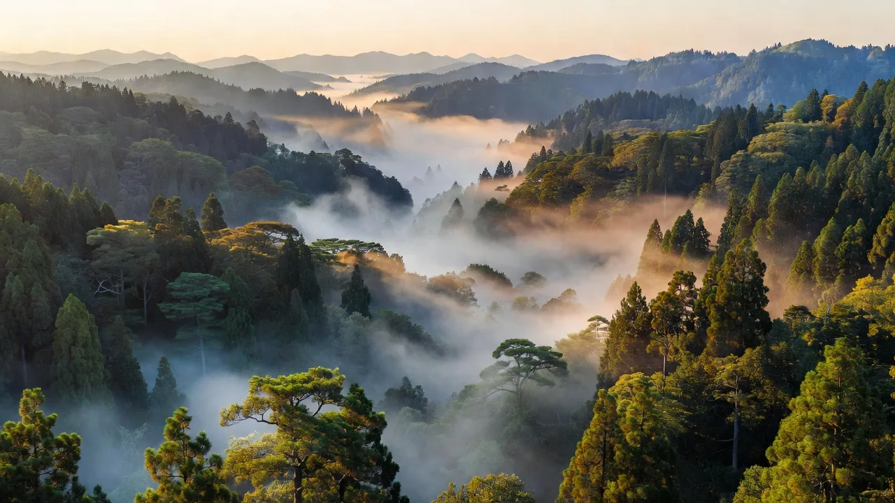 朝霧の谷